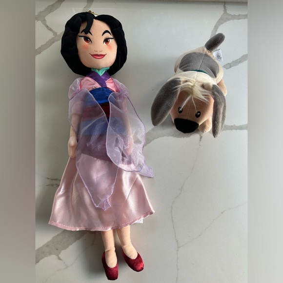 Disney Other - Disney Mulan and Little Brother Plush Set